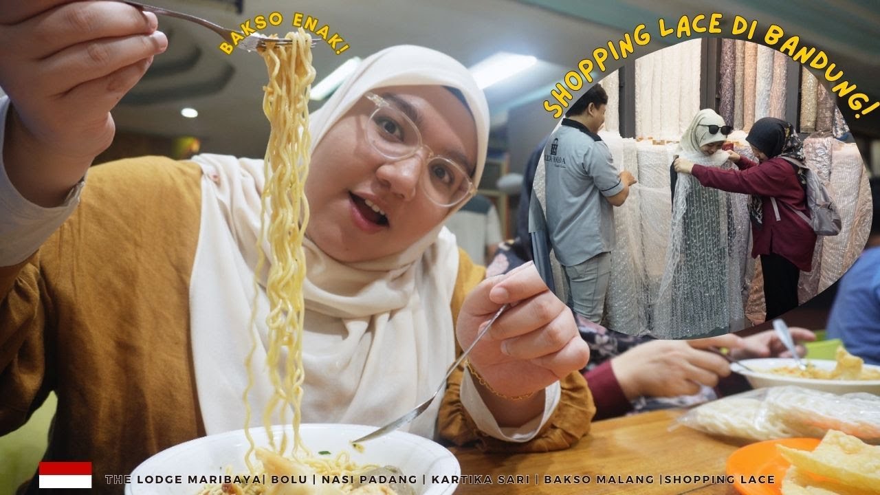 Indonesia Vlog| Murah and Cantik giler Kain Lace dekat Bandung! Shopping day!  PART 2