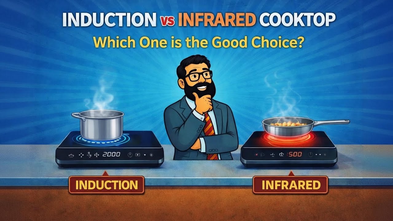 Induction vs Infrared Cooktop: Which One Is Actually Better? (The Science)