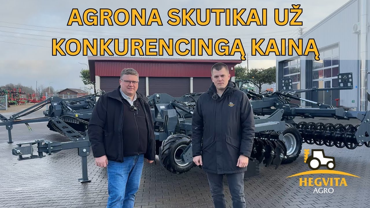 Agrona Powerdisc prikabinami skutikai || Hegvita Agro