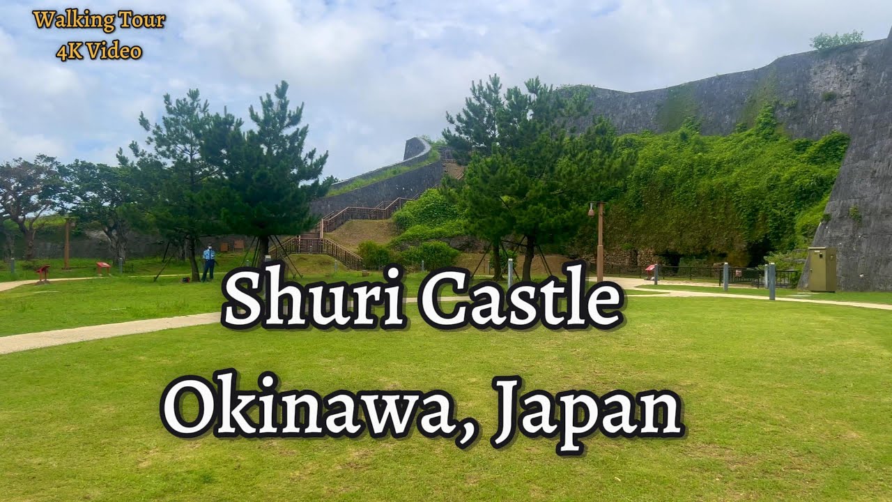 Shuri Castle Okinawa Japan | Walking Tour | 4K Video