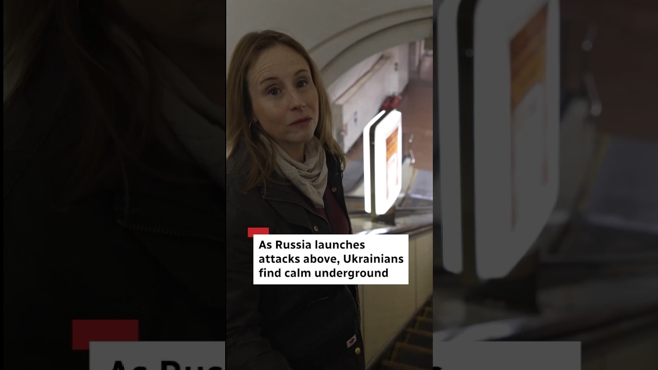 As Russia launches attacks above, Ukrainians find calm underground