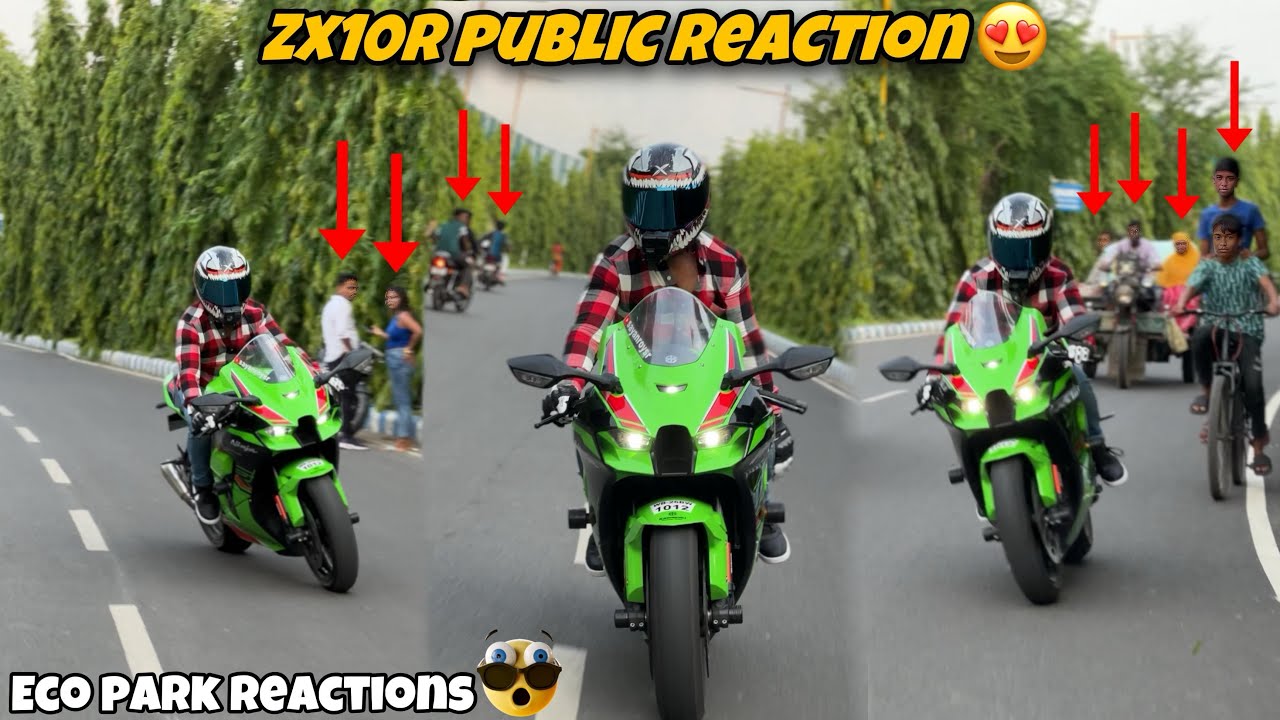 Kolkata Eco Park Zx10r Public Reactions😍Zx10r Niya Kolkata Eco Park🔥
