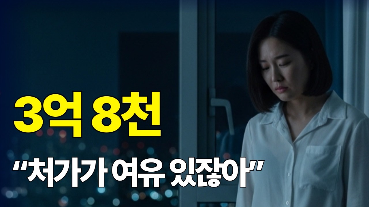 성형외과 의사 사위에게 3억 8천 보낸 아버지… 저는 은행 문자로 알았습니다.