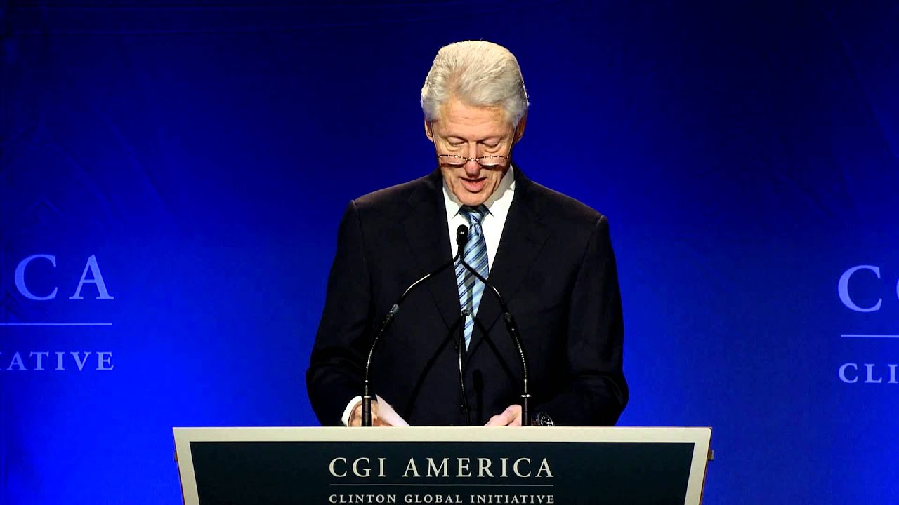 President Bill Clinton's Opening Remarks at CGI America 2013