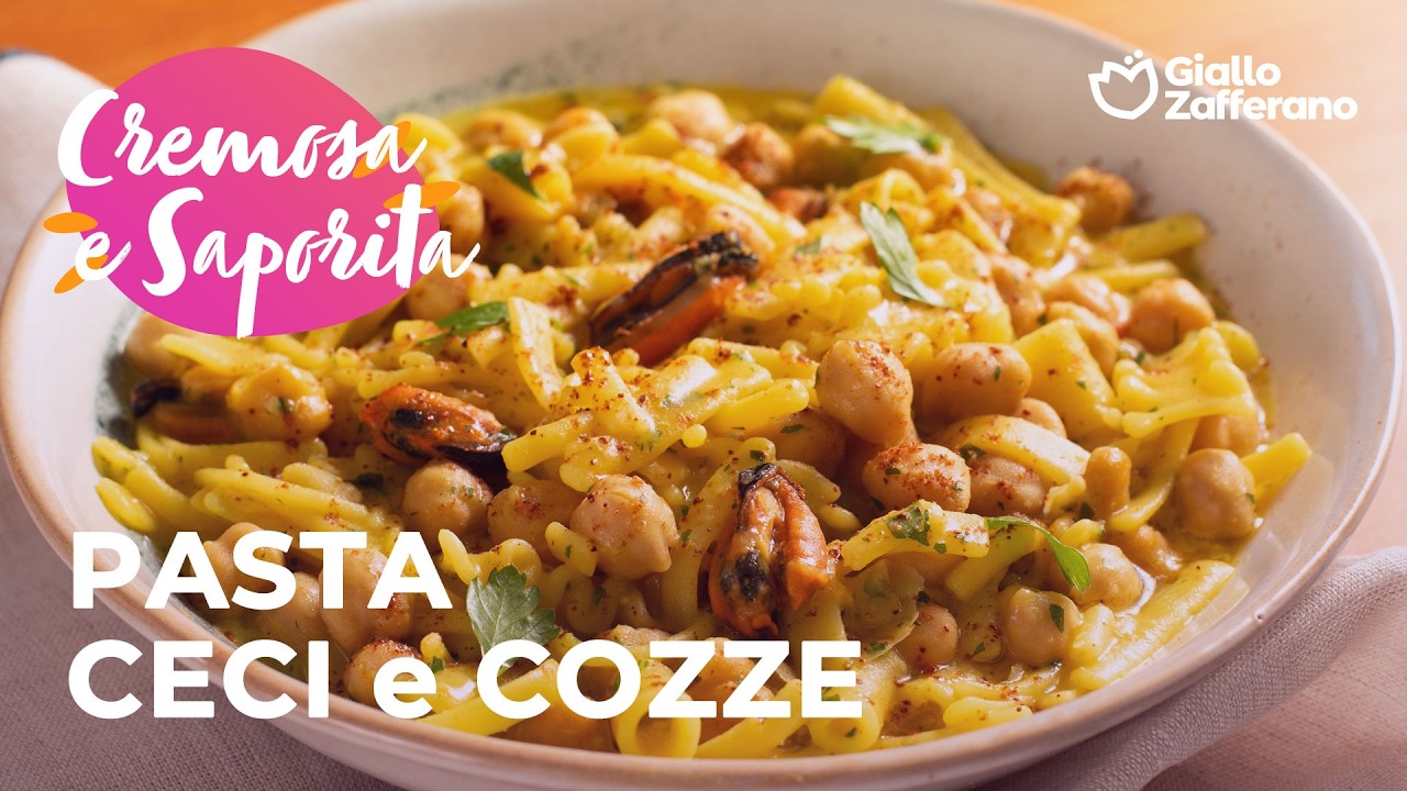 PASTA CECI e COZZE - cremosa e sorprendente🐚✨