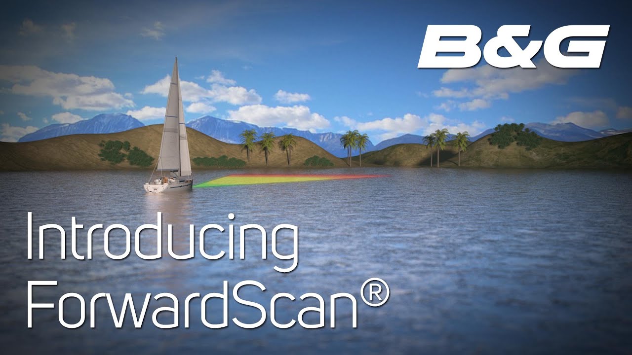 B&G ForwardScan - forward looking sonar shows underwater hazards
