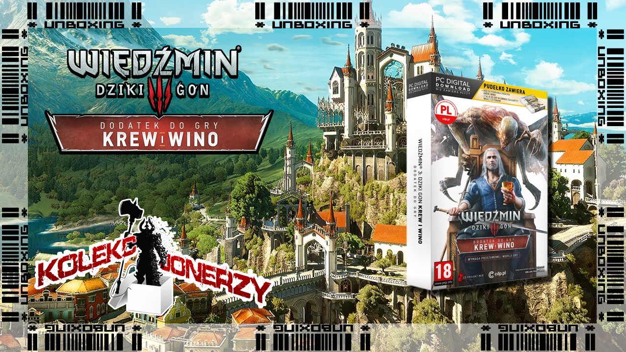 Wiedźmin 3: Krew i Wino (PC, DLC) Unboxing - Edycja Kolekcjonerska - Kolekcjonerzy - #124 -