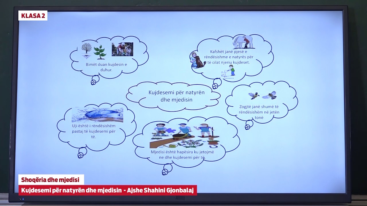e Mesimi Klasa 2 - 2091 Shoqëria dhe mjedisi - Kujdesemi për natyrën dhe mjedisin