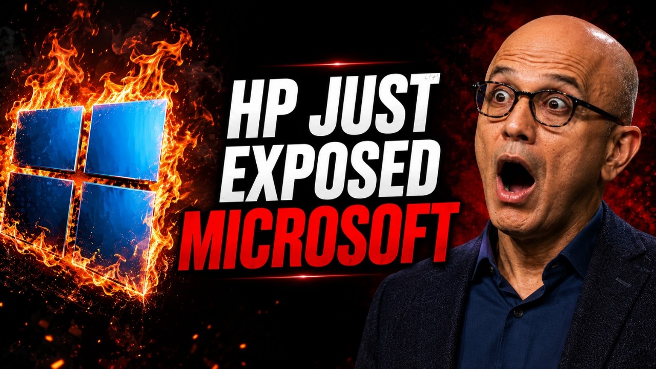 HP JUST EXPOSED Microsoft With A STUNNING Move Nobody Saw Coming