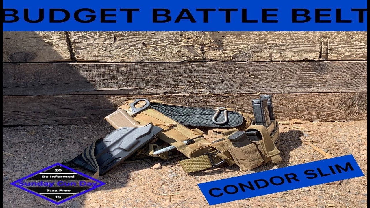 Best Budget Battle Belt! / Condor Slim Battle belt Review