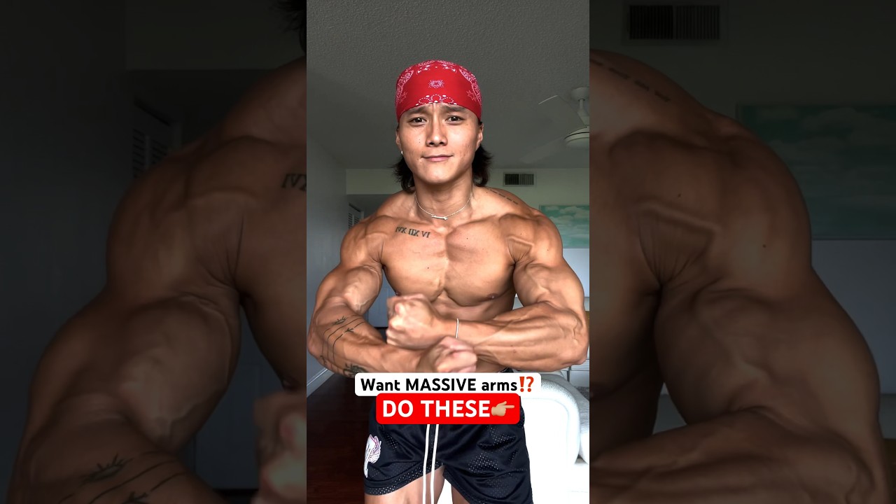 Do these to grow massive arms (dumbbell triceps workout)