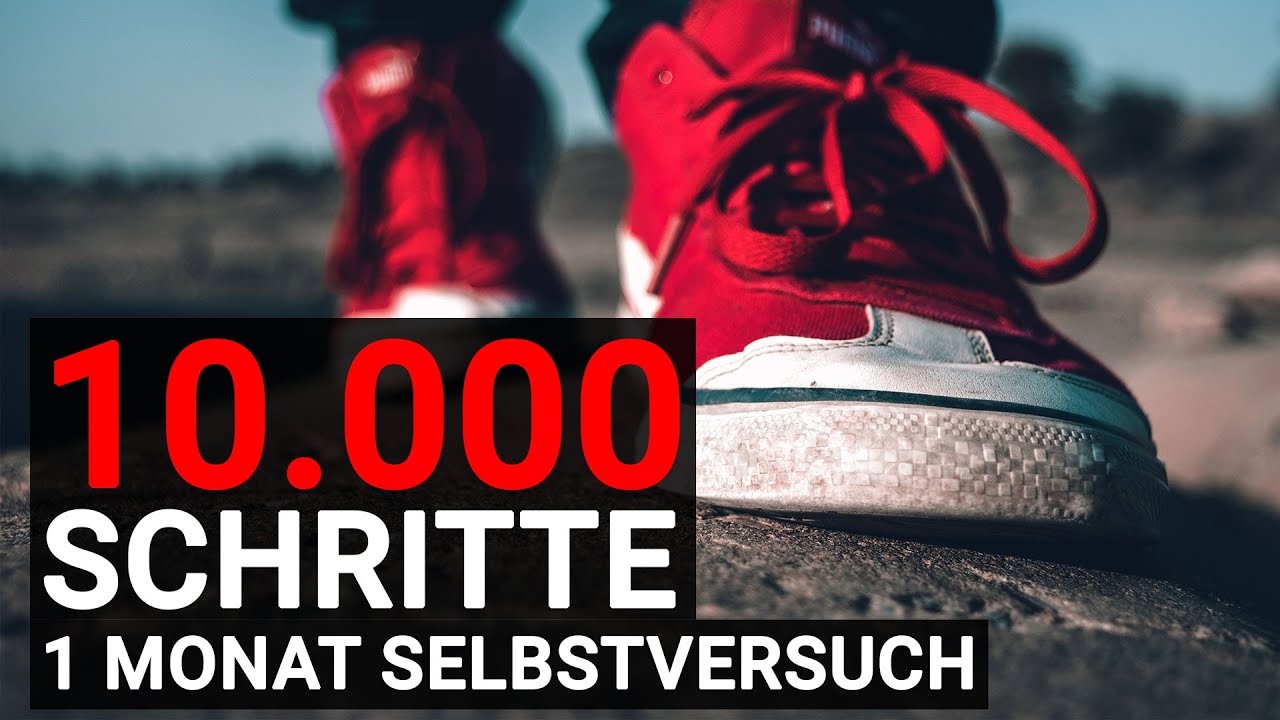 Ich bin 1 Monat lang 10.000 Schritte am Tag gegangen
