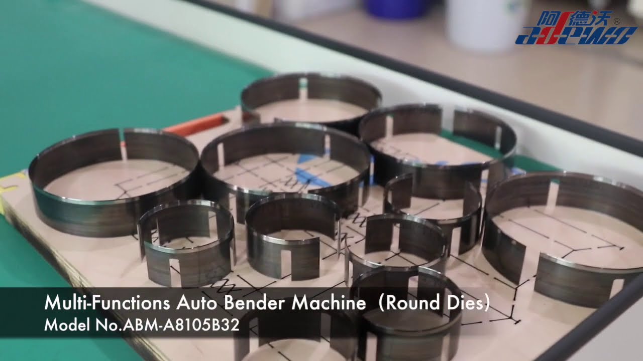 (ABM-A8105B32)Steel Rule Die Board Auto Bender Machine for2/3PT Suajes Round Dies