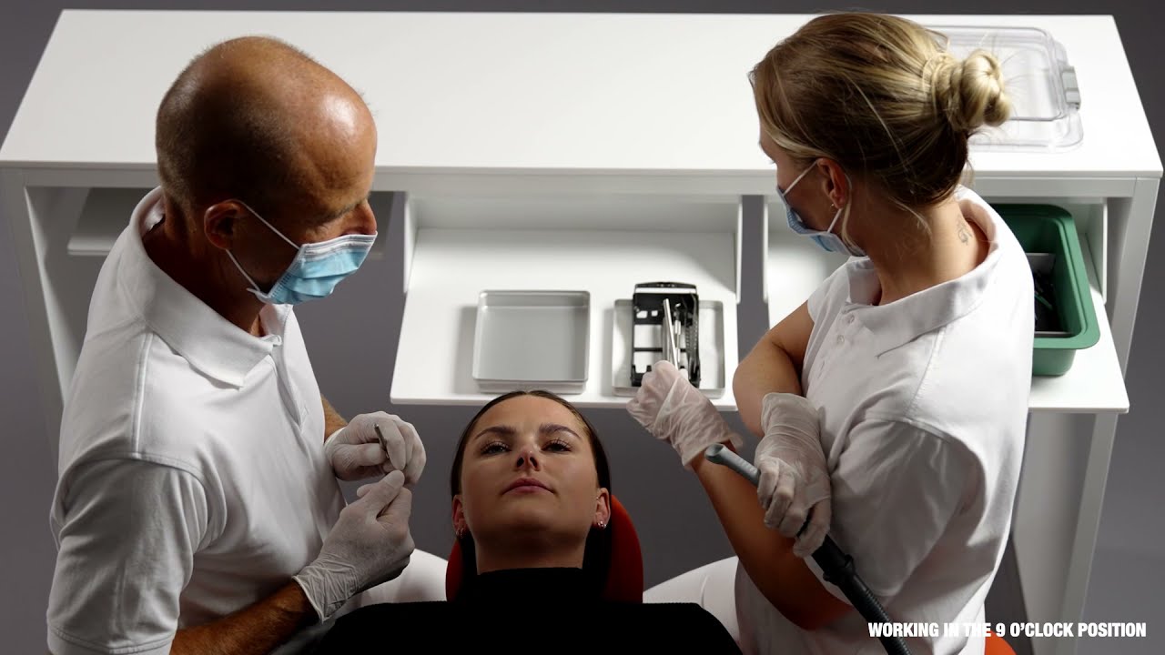 The XO WORKTOP dental cabinet maximizes productivity