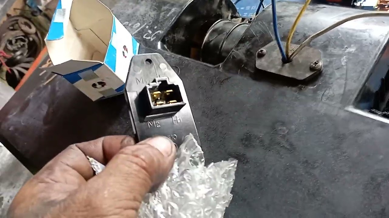 AC BLOWER SWITCH W/ RESISTOR WIRING CIRCUIT.