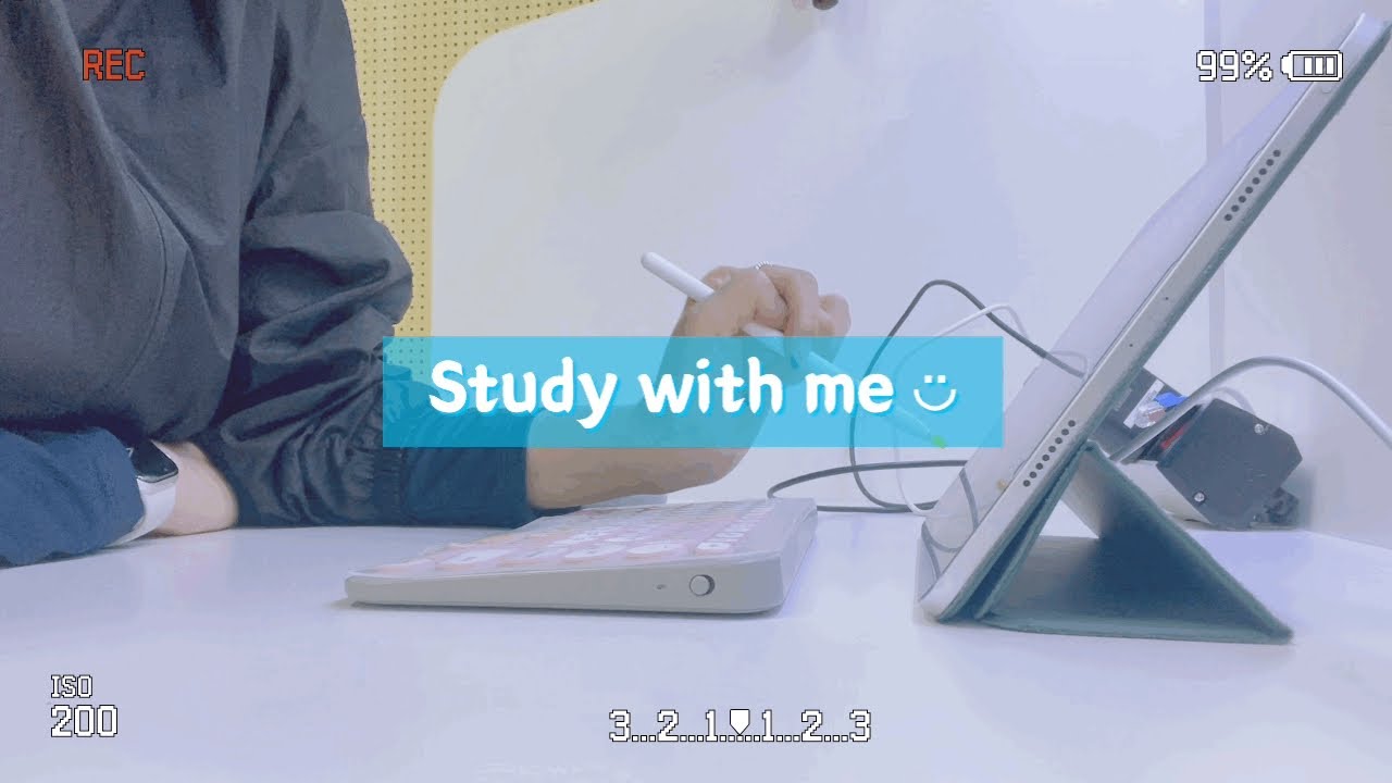 [Study with me] 스터디윗미 - 도서관 소음 백색소음과 함께하는 1시간 스윗미 📑