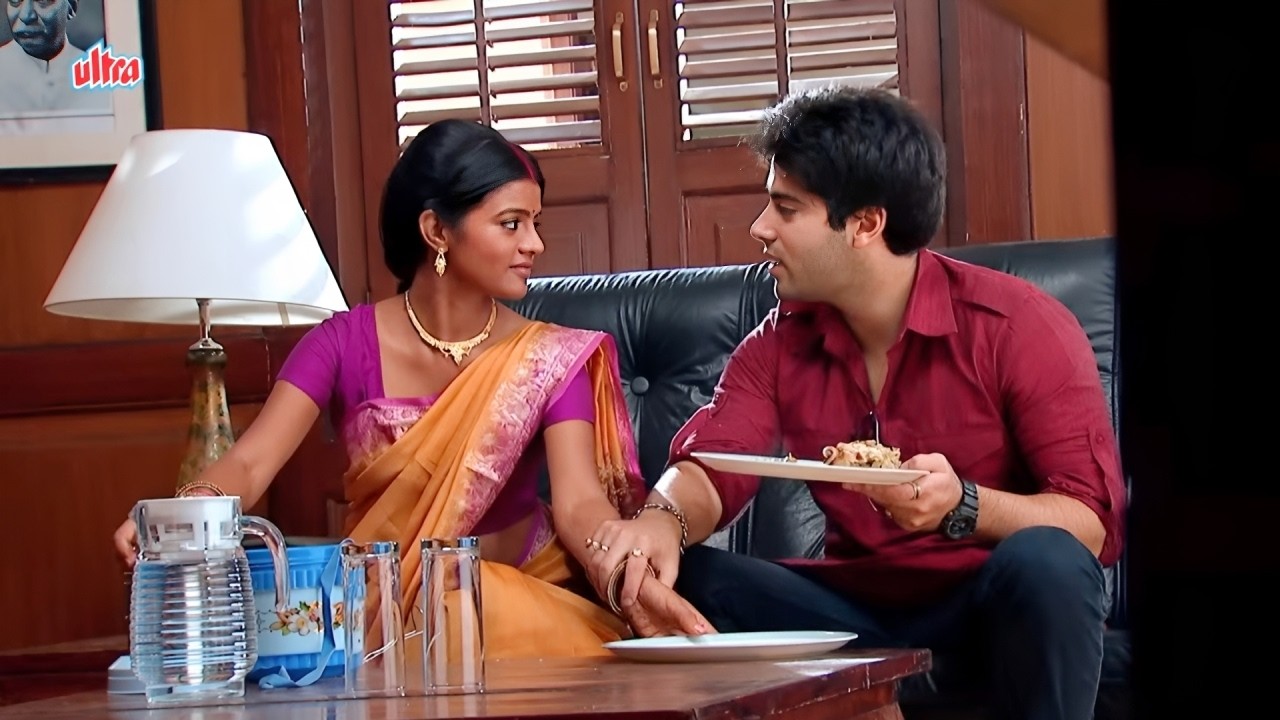 अब हमारी शादी हो गई है , और अब से हम दोनों एक ही थाली में खाना खाएंगे। AFSAR BITIYA | Romantic Scene