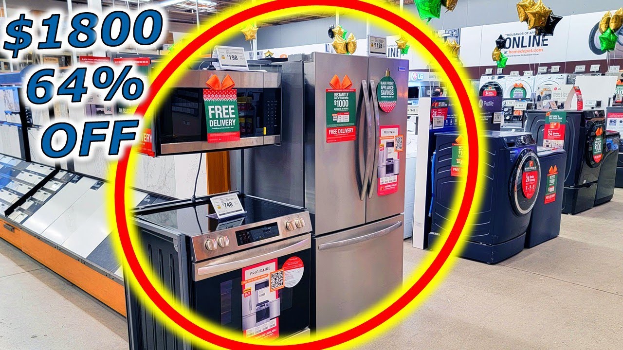 RUN! $5200 Kitchen Appliance Suites $1800 (64% Off) GLITCH? Home Depot