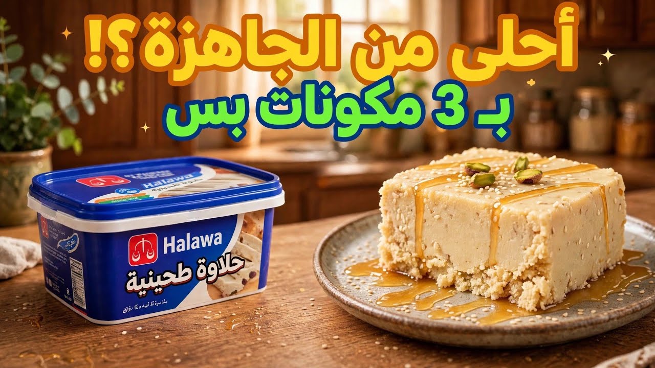تعالوا نعمل الحلاوة الطحينية فى البيت ونتحدى غلاء الأسعار#أقتصادىة وموفرة @ شمس النهار