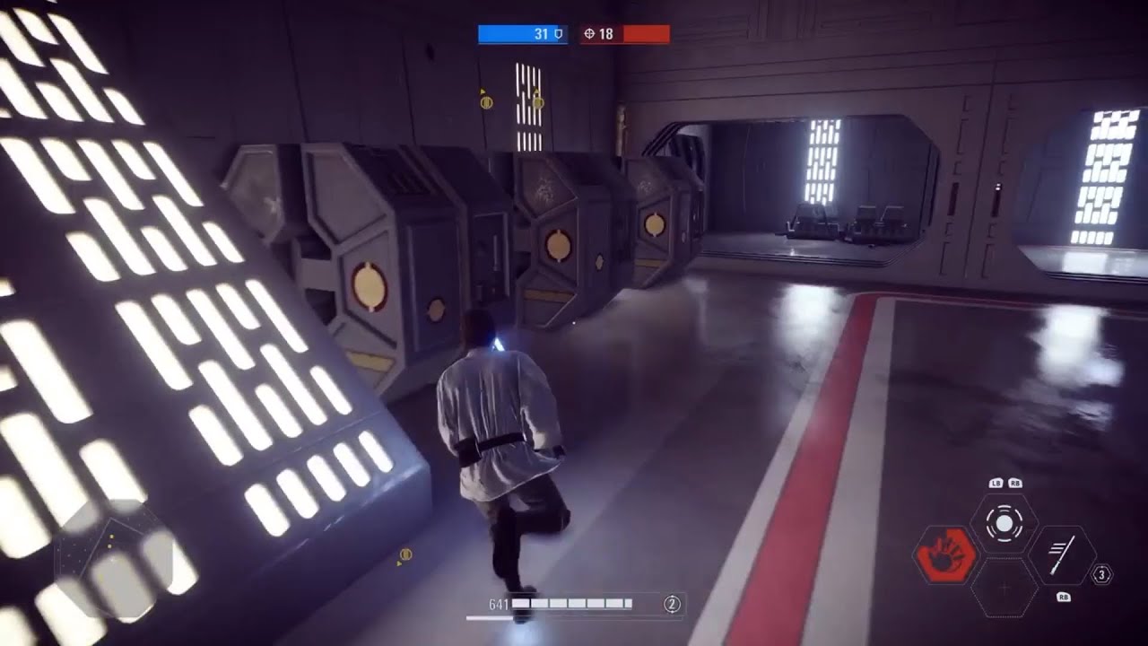 Luke Skywalker Battlefront 2 Hereos vs Villains Gameplay