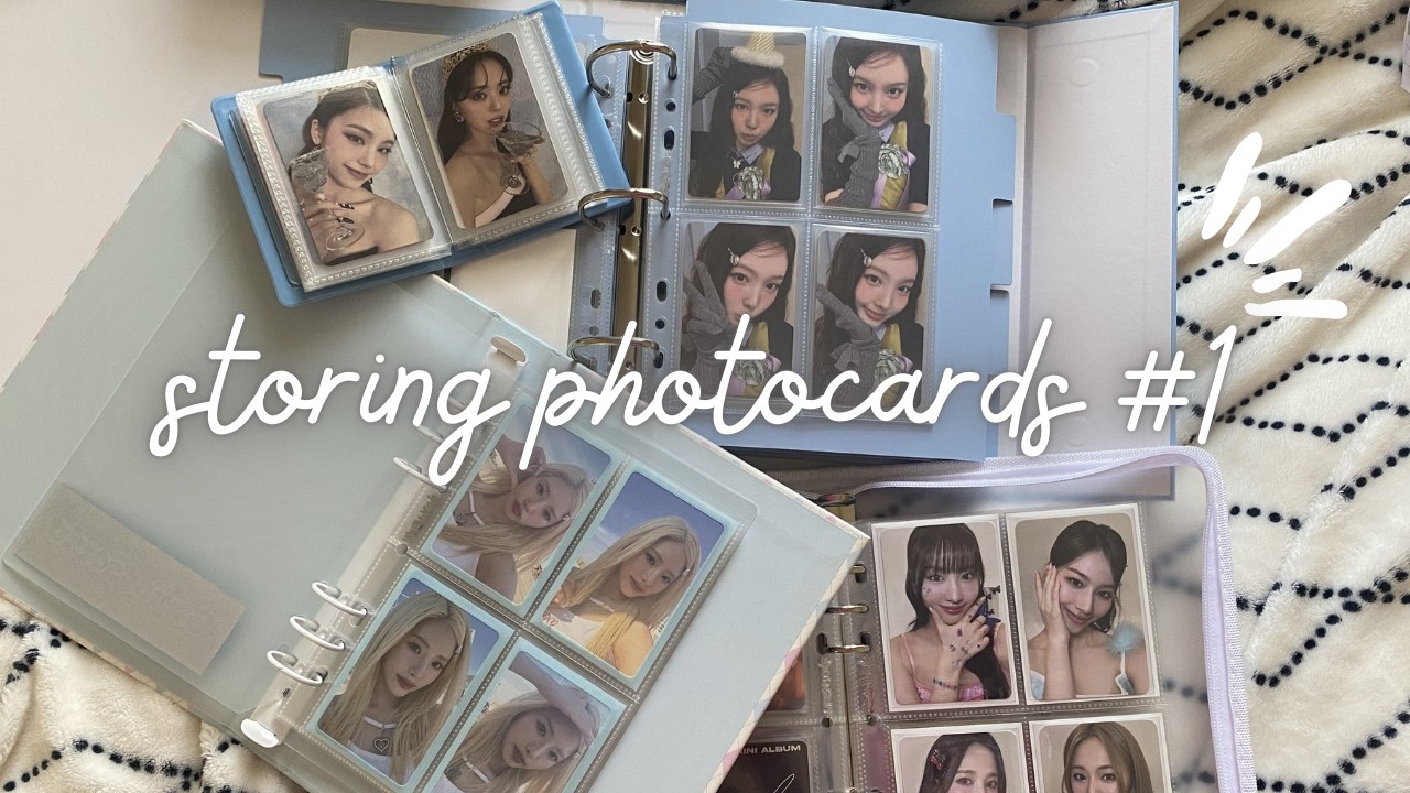 storing photocards 1 ⋆˚꩜｡ nayeon, twice, itzy, fromis