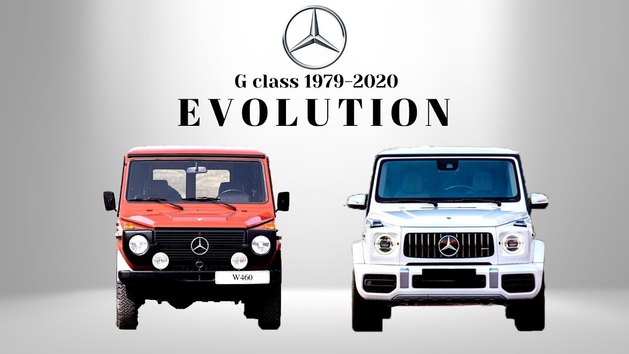 Mercedes Benz G Class Evolution 1979-2020