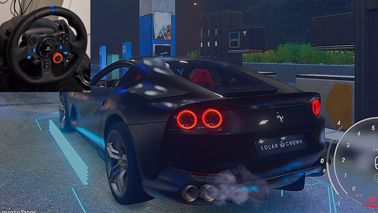 Test Drive Unlimited Solar Crown| Ferrari 812 Superfast| Stearing Wheel Logitech g29| ps5| 4k