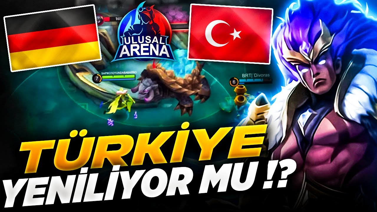 Türkiye vs Almanya | MLBB'de Herkes Türklerden Korkuyor | Ulusal Maç |Mobile Legends | En Güçlü Oyun