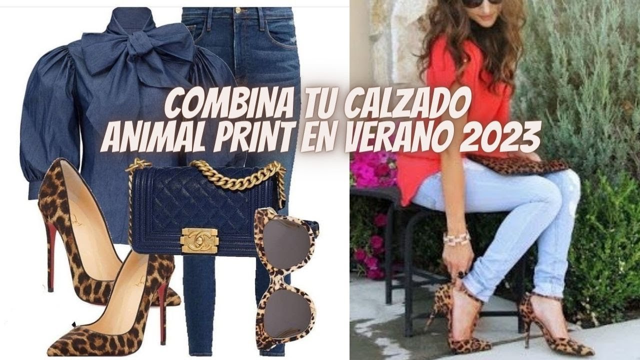 COMBINA TU CALZADO ANIMAL PRINT EN VERANO 2023👠💕COMBINE YOUR ANIMAL PRINT SHOES IN SUMMER 2023💫💥
