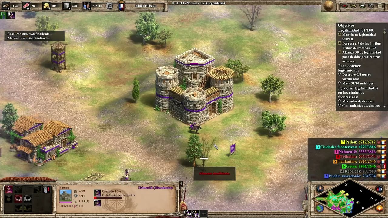 Age of Empires II DE | Chronicles - Alegandro Magno | 4 - Derecho para gobernar | Legendario |