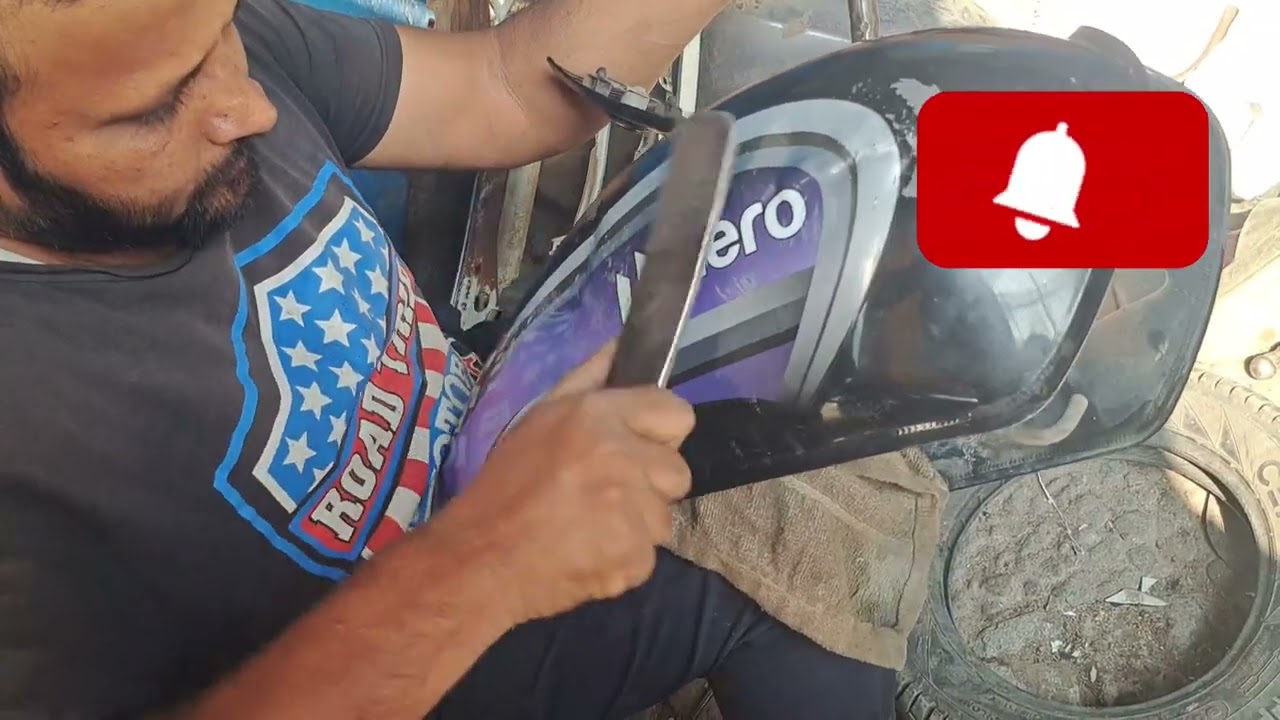 Hero Splendor Tank Dent Remove 100% Smooth Finish 🔥