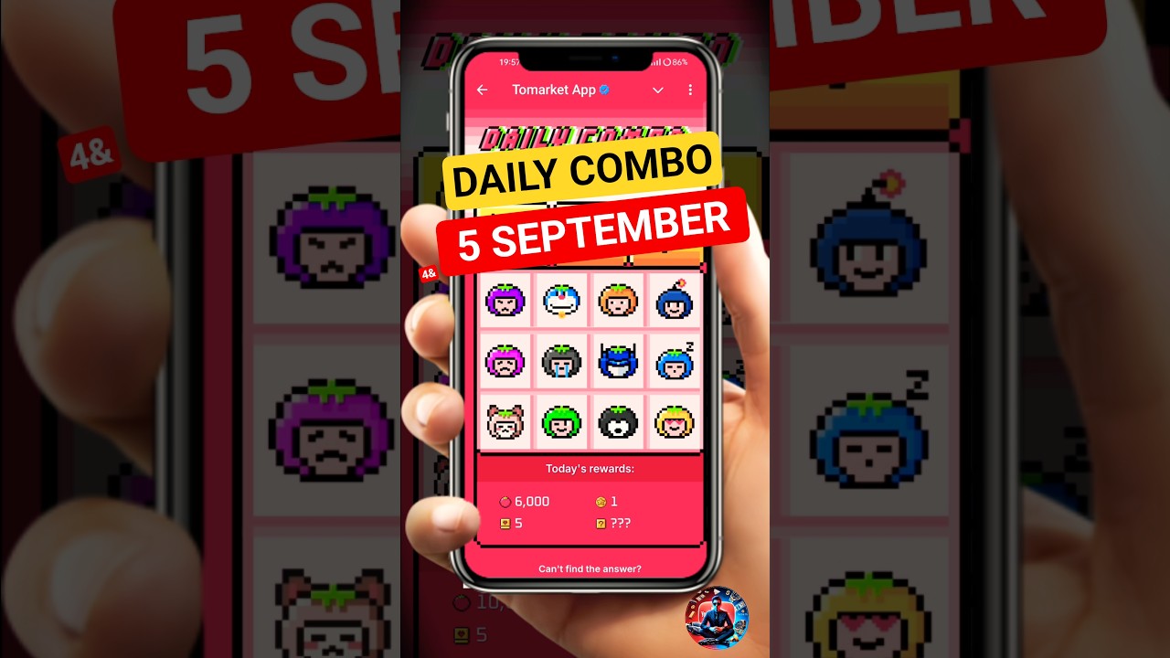 Tomarket daily combo 5 September | tomarket daily combo today | tomarket today combo | #shorts