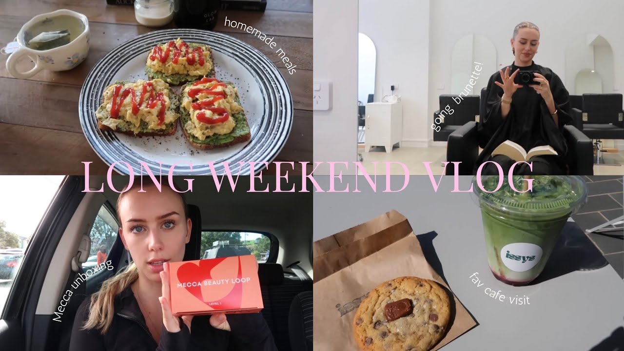 Long weekend vlog | Cafe visits, self care nights, Sunday reset & nature walks