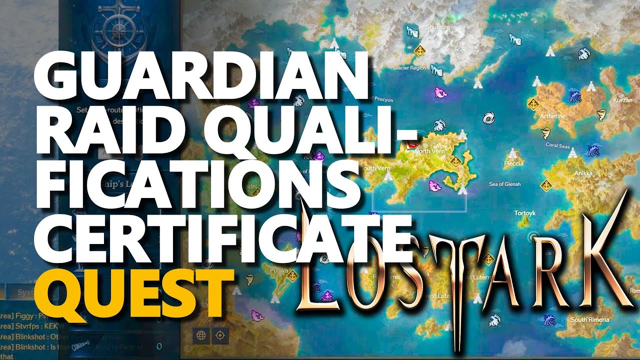 Guardian Raid Qualifications Certificate Lost Ark