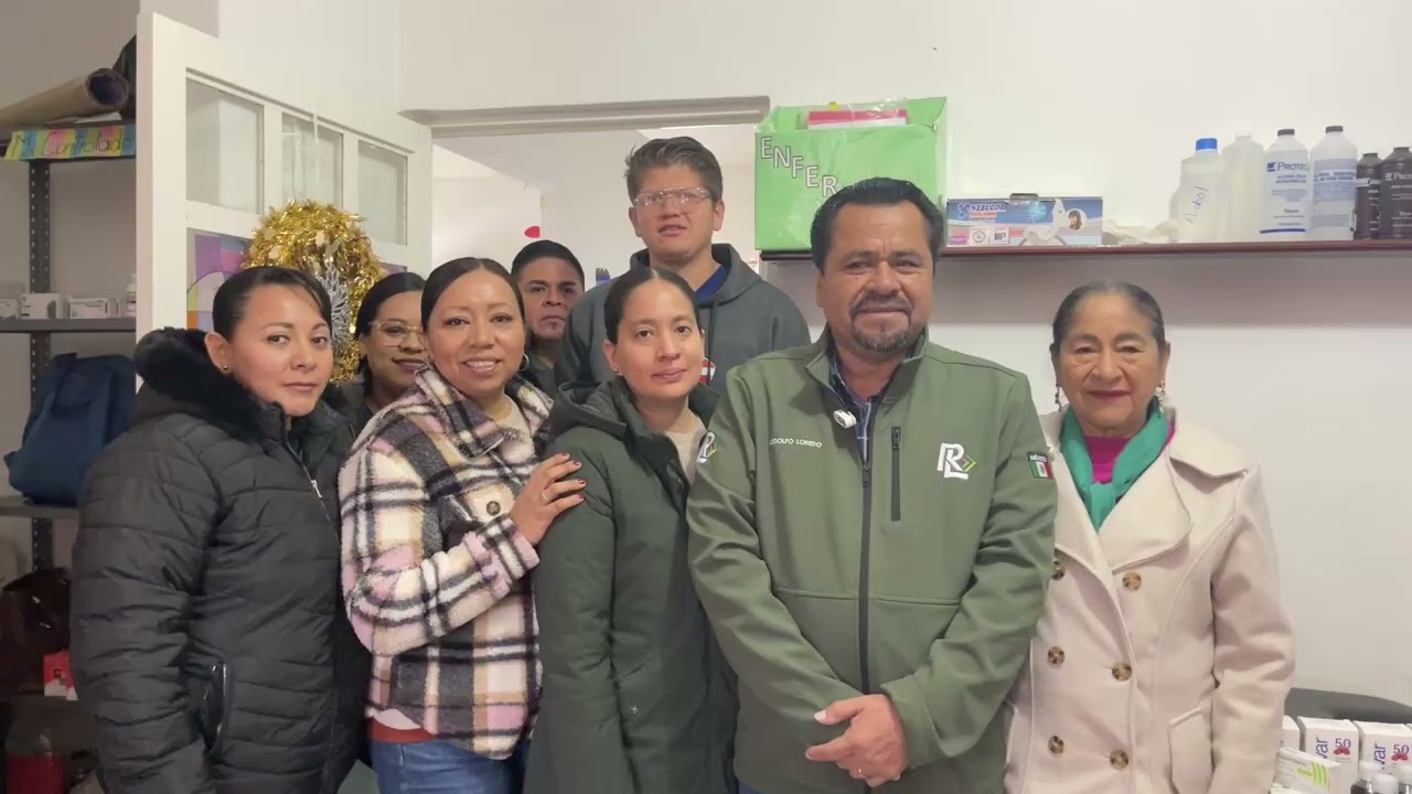 ¡Equipan y llevan medicamentos a la casa de la salud en Ciudad Fernández