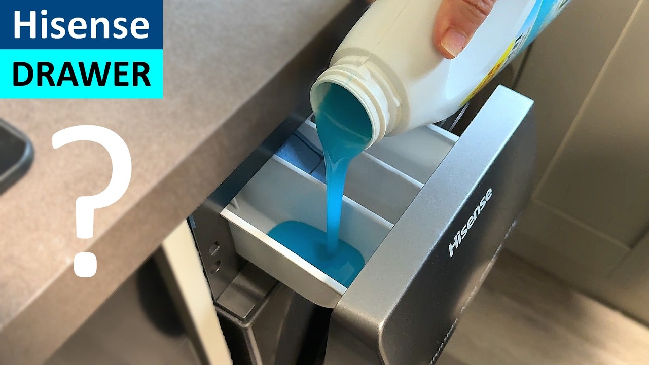 Hisense Washing Machine Detergent Drawer Symbols & How to use Hisense Washing Machine Compartments