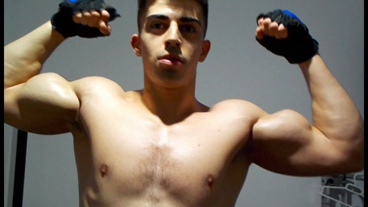 Flexing Biceps
