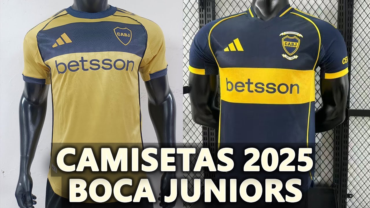 Camisetas Boca 2025 Titular y Alternativa Heatrdy Chinas