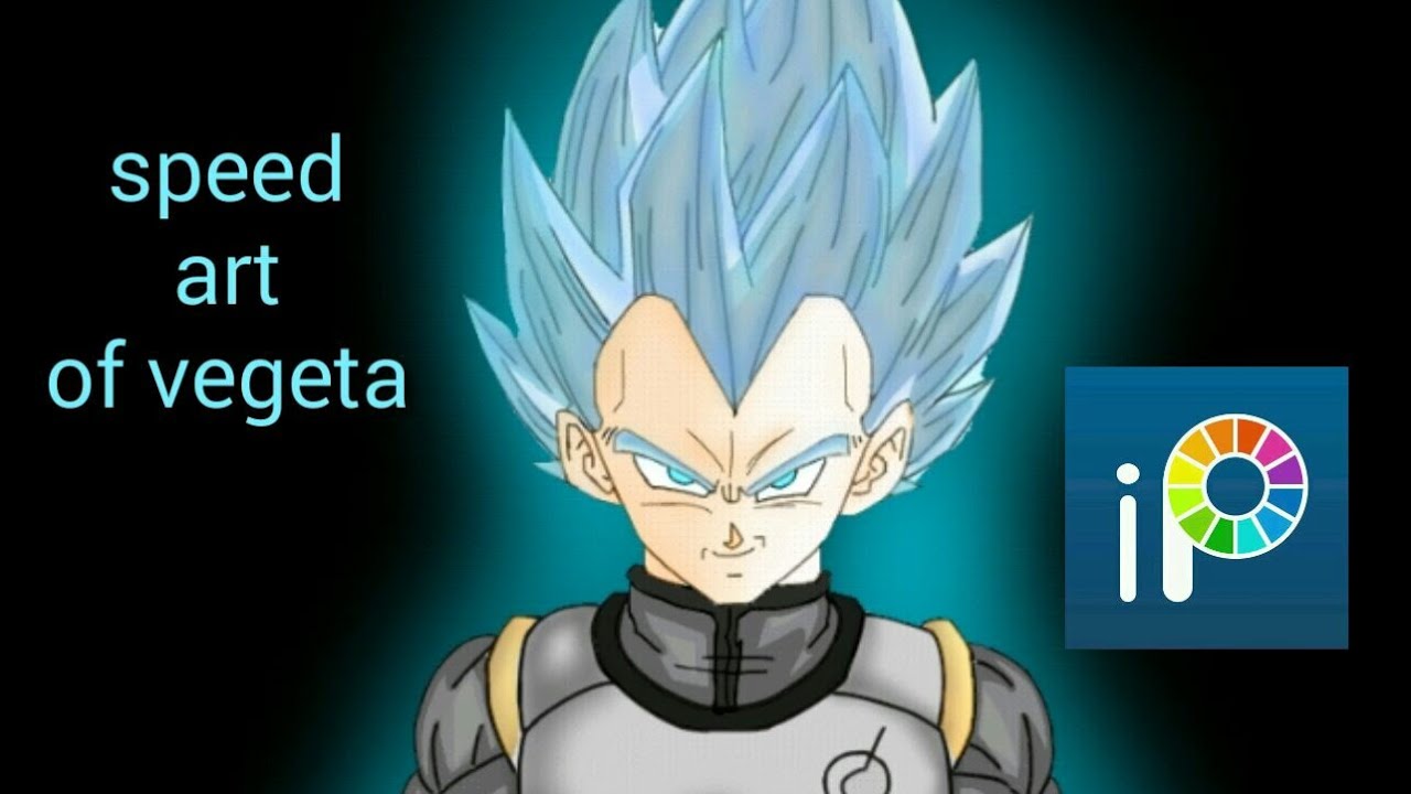 Speed art of vegeta in ibis paint x