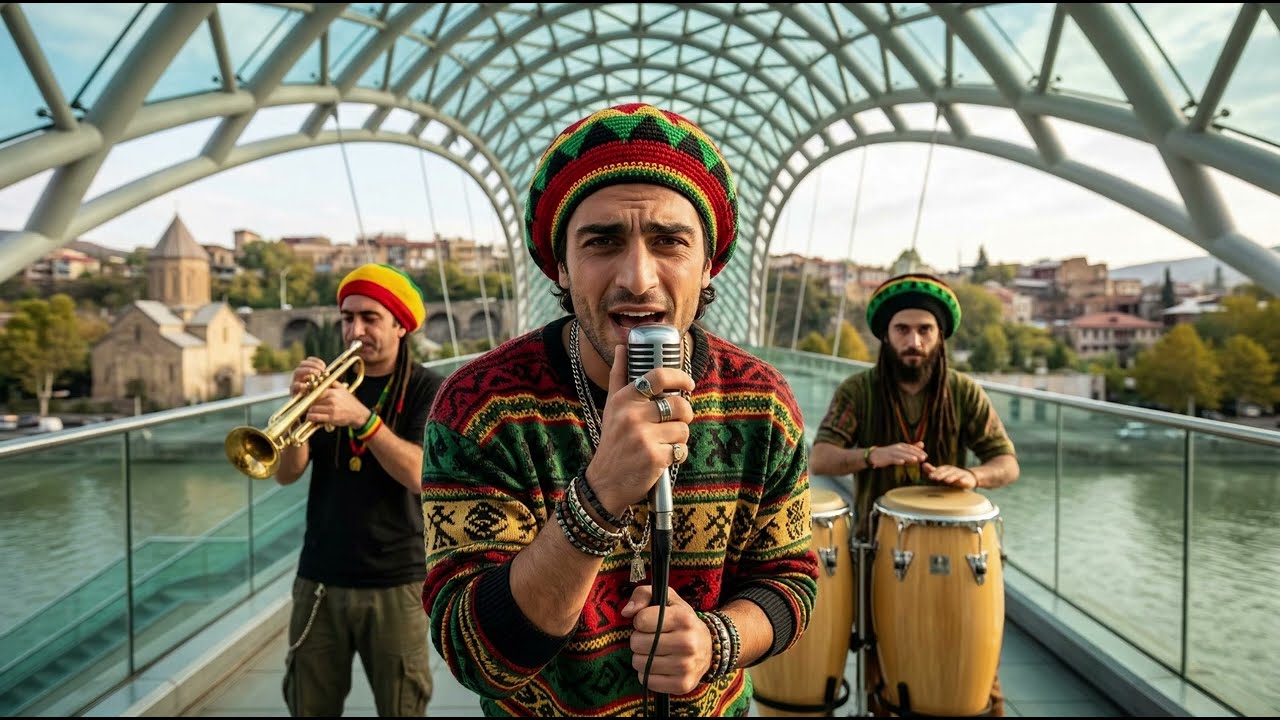 🔥 Tbilisi in Reggae Rhythms – Sololaki & Abanotubani | Urban Hit Redesigned with AI!🎶