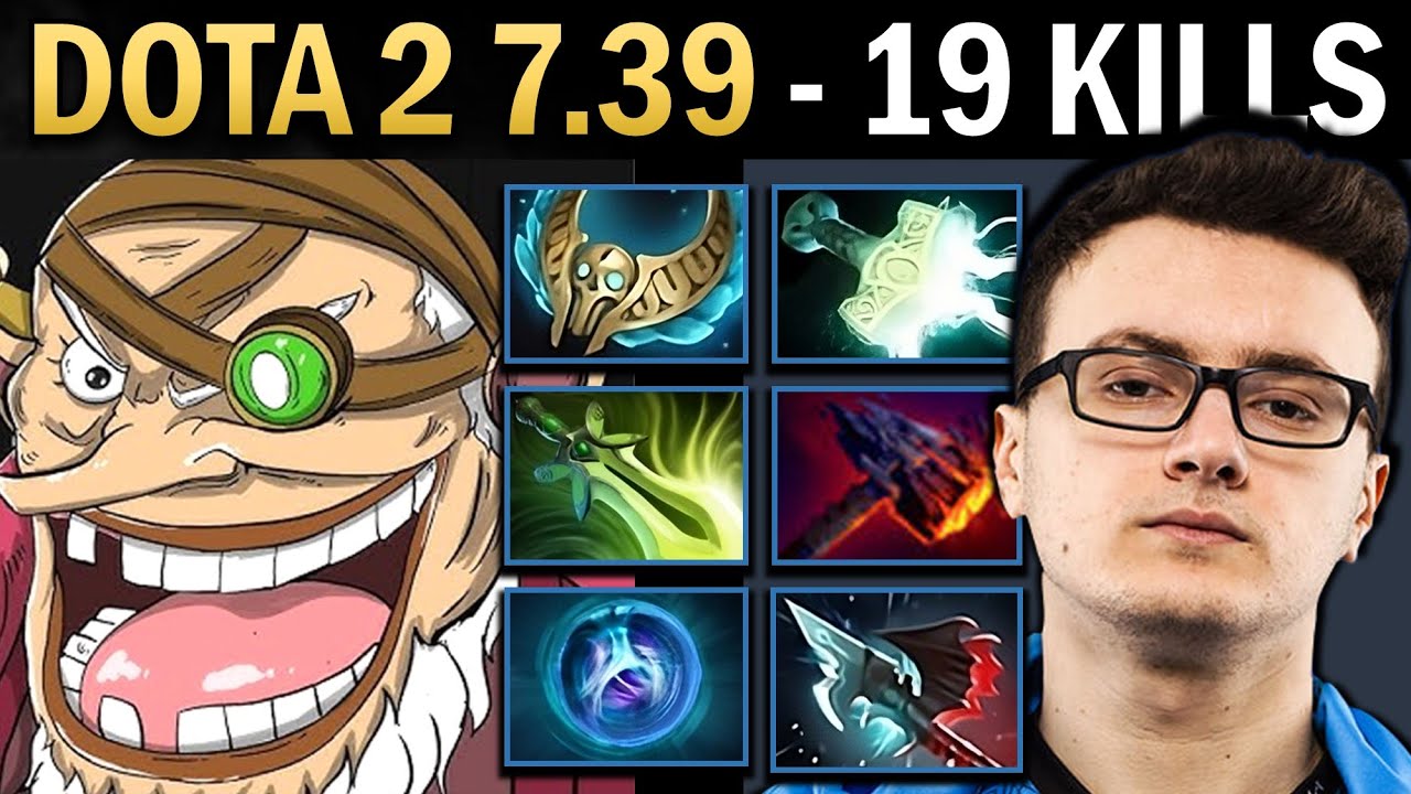 Sniper Gameplay Miracle with 19 Kills and Maul - Dota 7.39