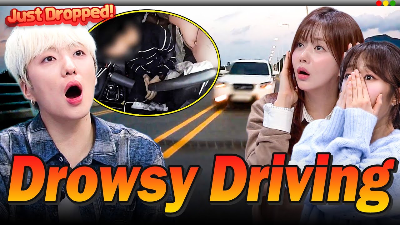 WINNER Kang Seungyoon's Dashcam Reactions : Asleep Behind the Wheel?! 💥
