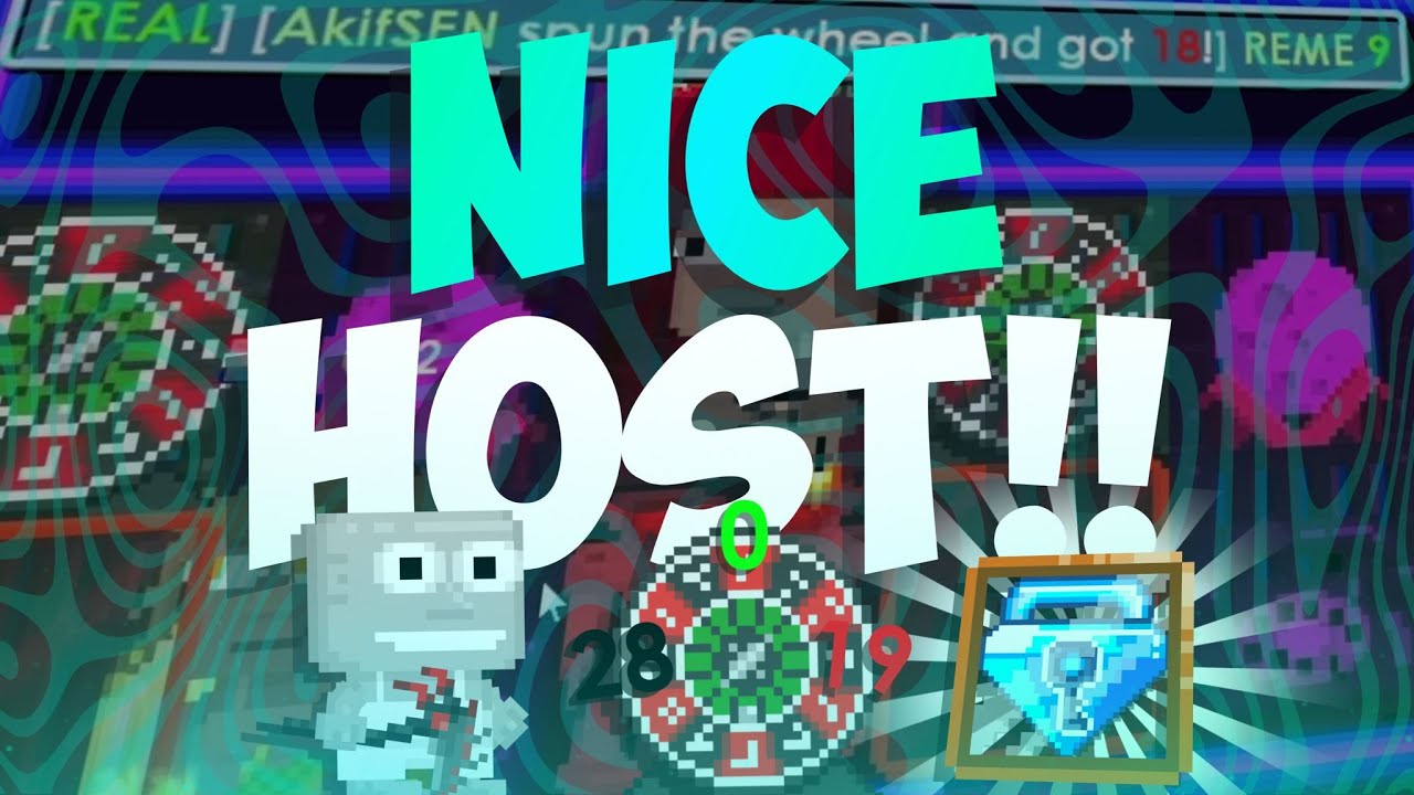 HOSTER OLMAK FARKLI BİR KEYİF !! - GROWTOPIA