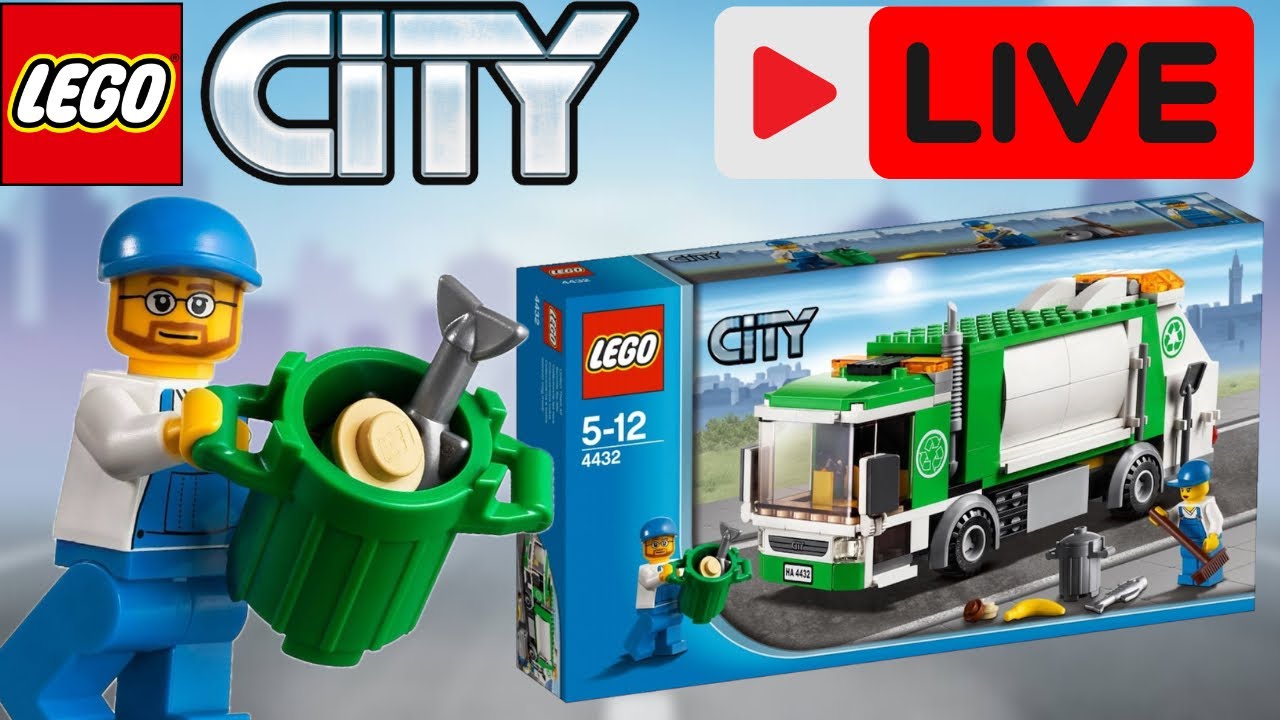 🔴Let’s Build Set 4432 LEGO City Rubbish Truck from 2011