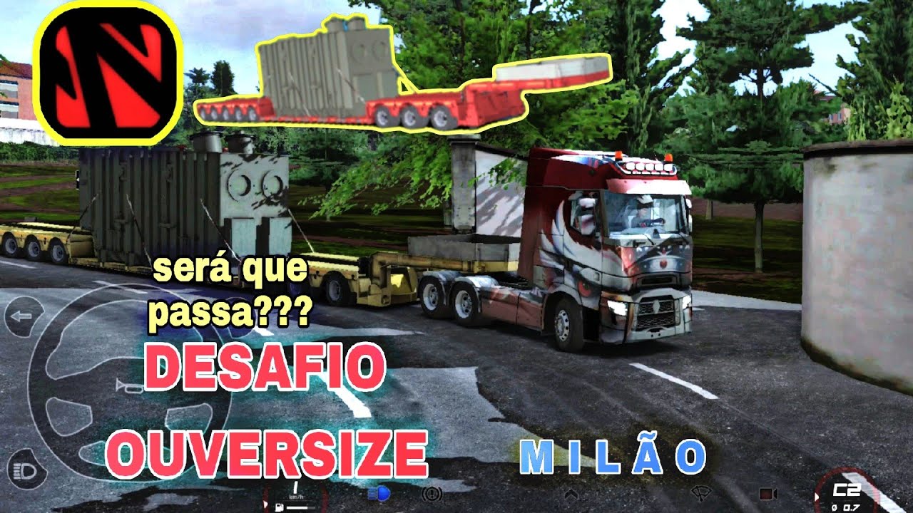 Truckers of europe 3 /// será que ouversize passa no teste ?