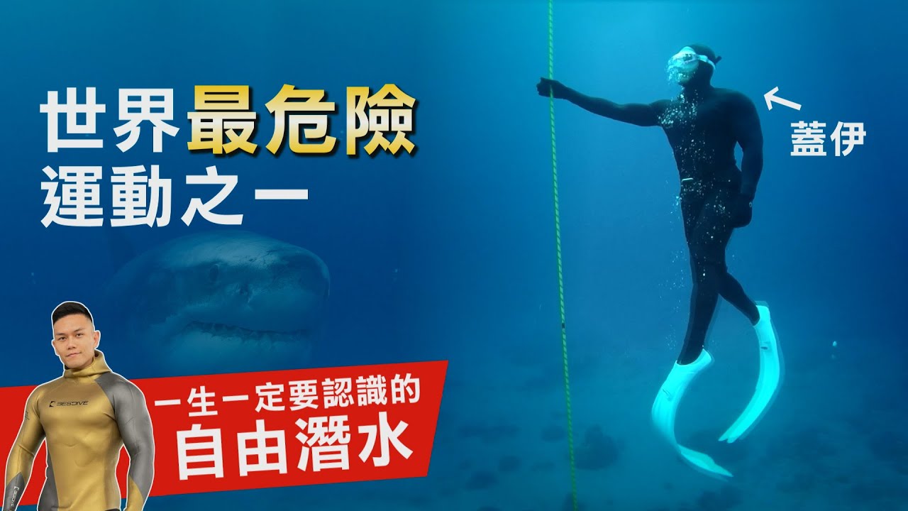 世界第2危險極限運動【自由潛水】遨遊水下世界的夢幻 值得你來挑戰！│健人腳勤│ 2022ep03