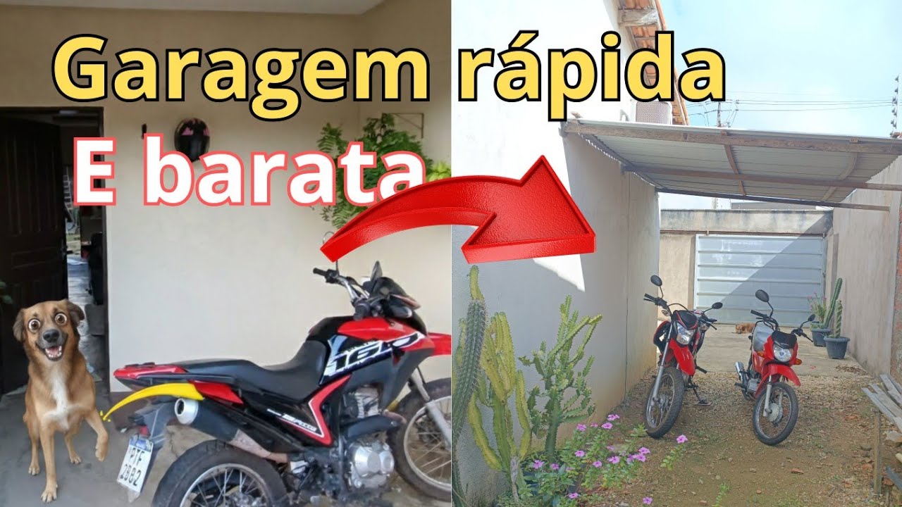 Como fazer um telhado simples em 10h / Garagem / Faça vc mesmo.