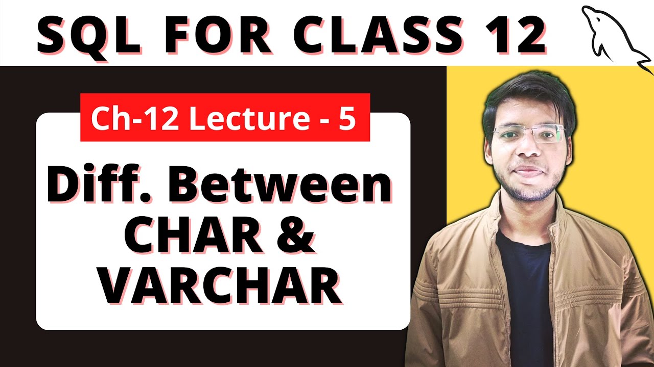 Difference between CHAR & VARCHAR | Class 12 Python | Computer Science
