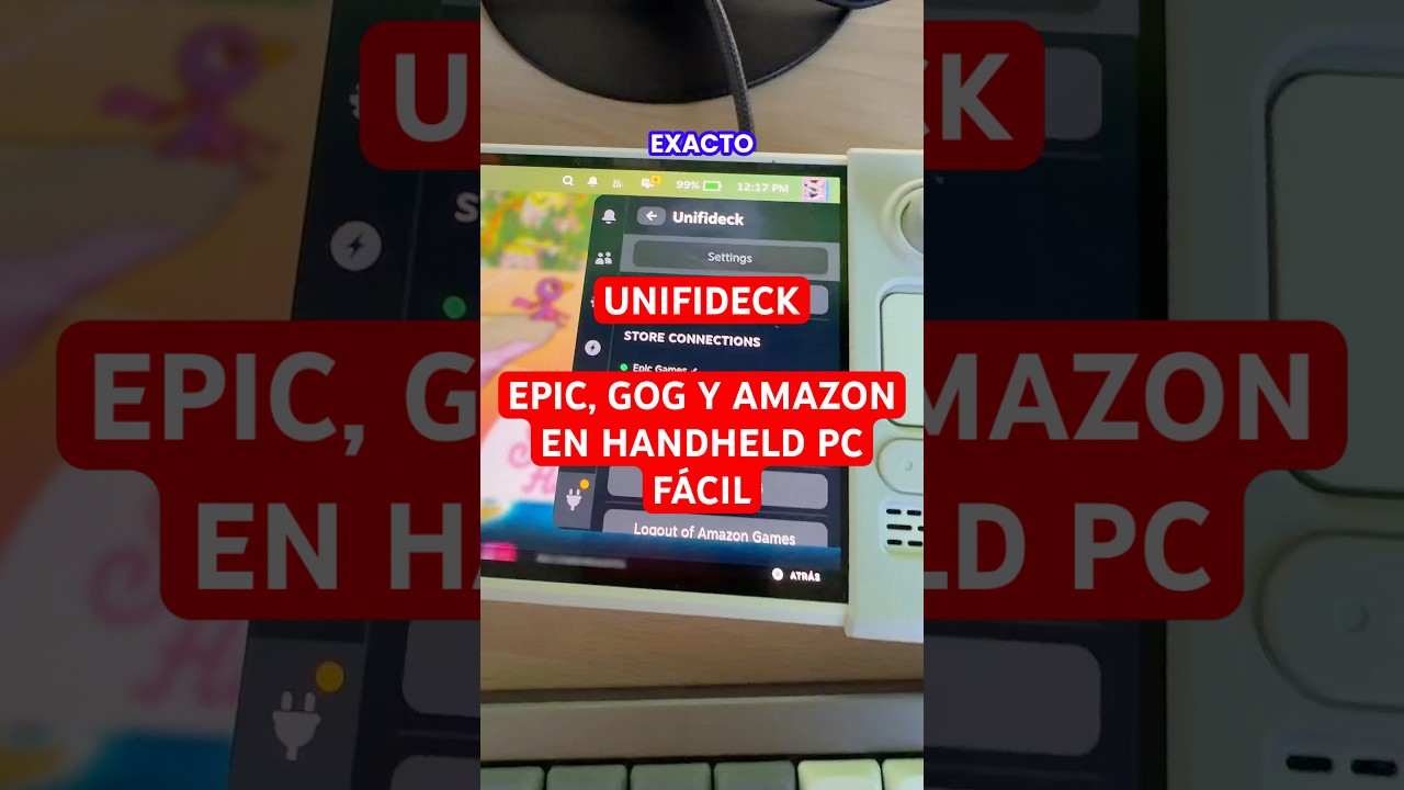 Instala Unifideck en tu handheld PC y no te rompas la cabeza con Epic, GoG o Amazon Games! 