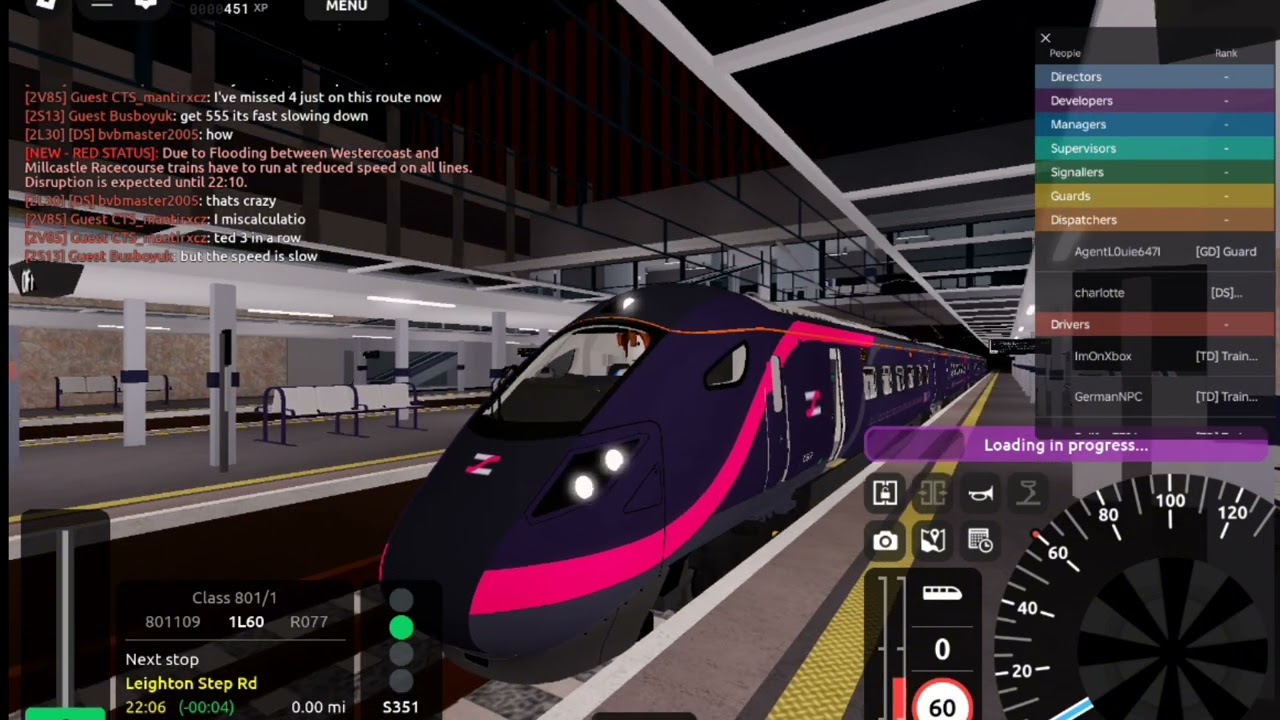 Stepford County Railway High Speed Express 1L60 Service from Stepford Central to Llyn-by-the-Sea 